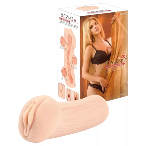 Kokos Elegance 01 - masturbator - realistische vagina - natuurkleur