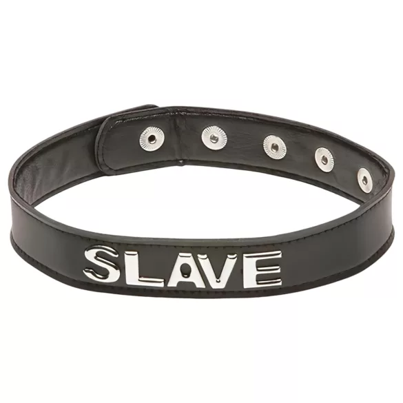 X-Play Slave - halsband voor bondage - verstelbaar - zwart