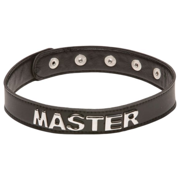 X-Play Meester - BDSM Halsband (zwart)
