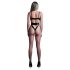 Allure Crave Me - latex-look, doorschijnende body (zwart)