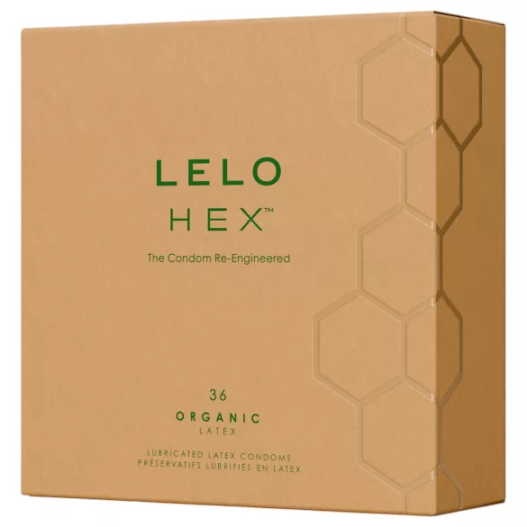 LELO Hex Organic - condooms - extra sterk & dun - 36 stuks