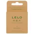 LELO Hex Organic - condoom - ultradun latex - 3 stuks