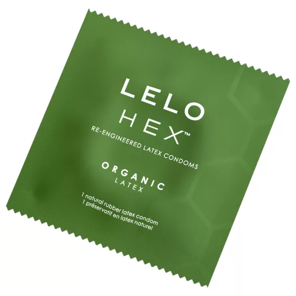 LELO Hex Organic - condoom - ultradun latex - 3 stuks