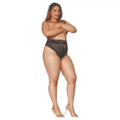 Dreamgirls - hoge taille slip - kant - zwart