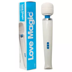 Love Magic Wand - oplaadbare massage vibrator - wit