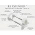 Jes-Extender - Light: Plezierige penisvergroter tot 17 cm!