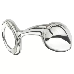 Njoy - anaal plug groot - metaal zilver