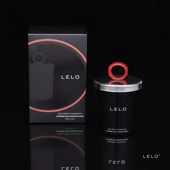 LELO - massagekaars - granaatappel zwarte peper - 150g