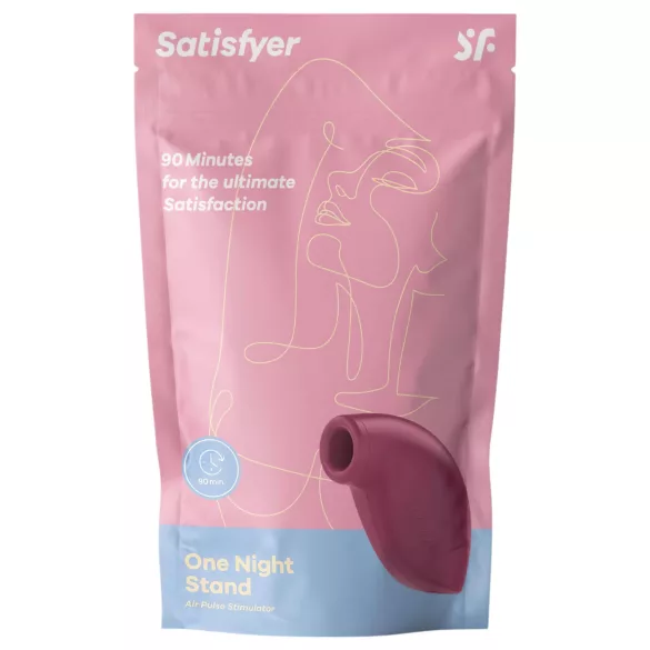 Satisfyer One Night Stand - luchtdruk clitorisstimulator - rood