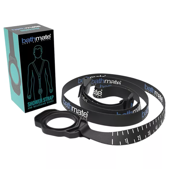Bathmate Shower Strap - pomp-houder meetriem (zwart)