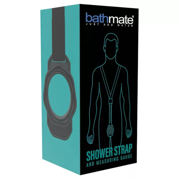Bathmate Shower Strap - pomp-houder meetriem (zwart)