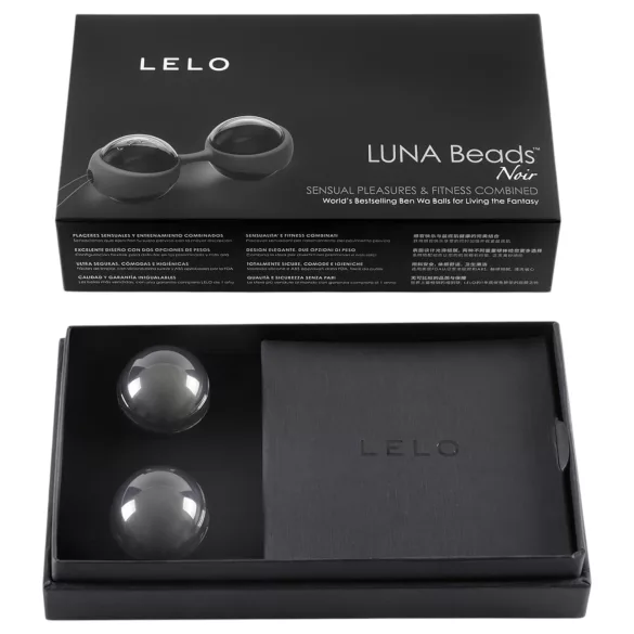 LELO - kegelbal set - verstelbaar gewicht - zwart