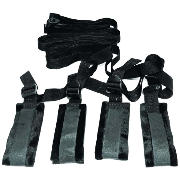 S&M - Bondage Bed Set (zwart)