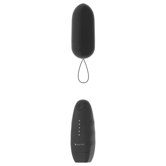 B SWISH - vibratie ei met afstandsbediening - zwart