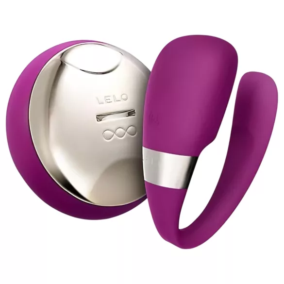 LELO Tiani 3 - koppel vibrator - siliconen - paars