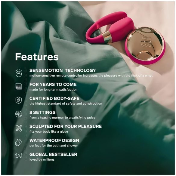 LELO Tiani 3 - silicone duo vibrator (pink)