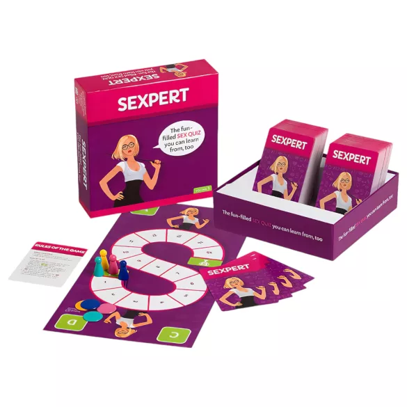 tease & please - Sexpert - leuk seksspel-quiz gezelschapsspel (in het Engels)
