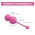 Magic Motion Kegel Master - Slimme duo geisha ballen (paars)