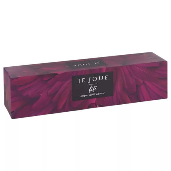 Je Joue Fifi - oplaadbare, waterdichte vibrator met clitorisstimulator (paars)