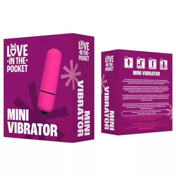 Love Bullet - mini vibrator - waterdicht - roze