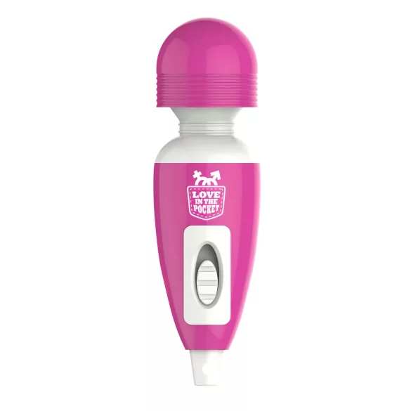 Love Wand - mini vibrator - massagefunctie - roze