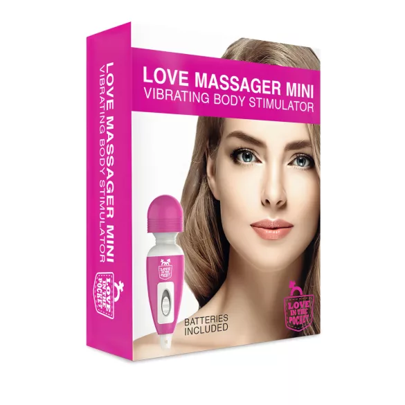 Love Wand - mini vibrator - massagefunctie - roze
