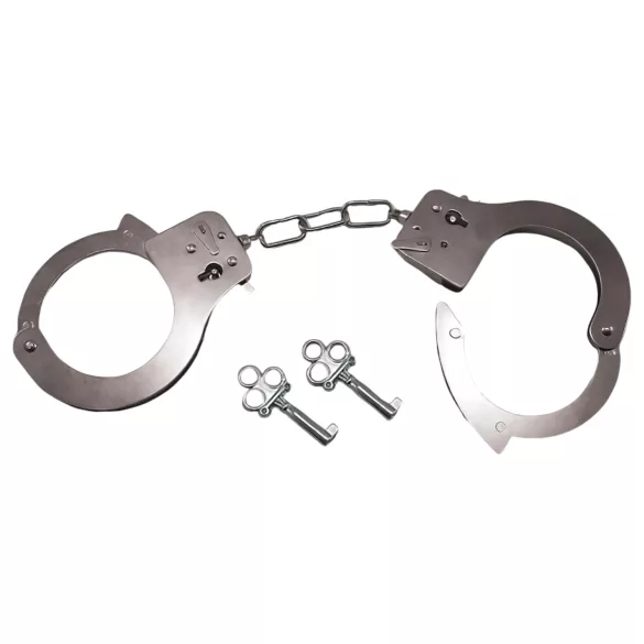 S&M - metalen handboeien - zilver