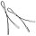 Crave - Echtleren tepelversiering met stalen hangers (1 paar)