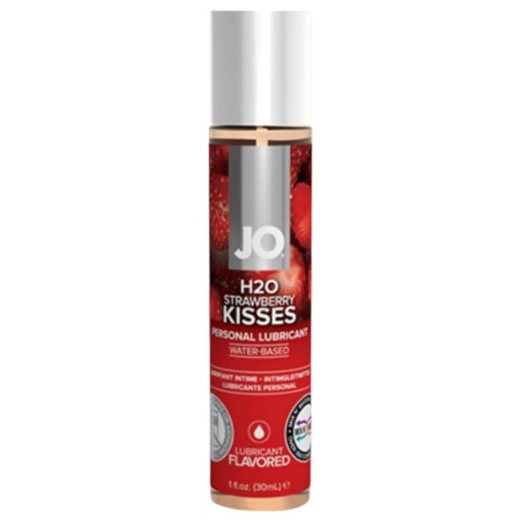 JO H2O Aardbeienkus - Waterbasis Glijmiddel (30ml)