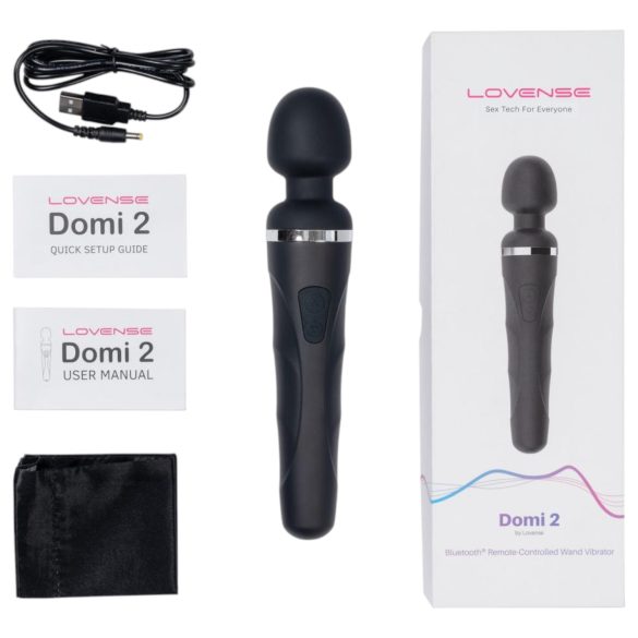 LOVENSE Domi 2 - slimme zwarte vibratiemassager