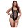 BACI Plus Size - verleidelijke netstof body - zwart (XL-XXL)