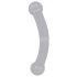 GLAS - glazen dubbele dildo (zwart)