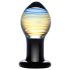 GLAS Galileo - glas anaal plug (zwart goud)