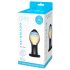 GLAS Galileo - glas anaal plug (zwart goud)