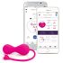 LOVELIFE BY OHMIBOD - KRUSH - Slimme, oplaadbare duo-kegelballen (roze)