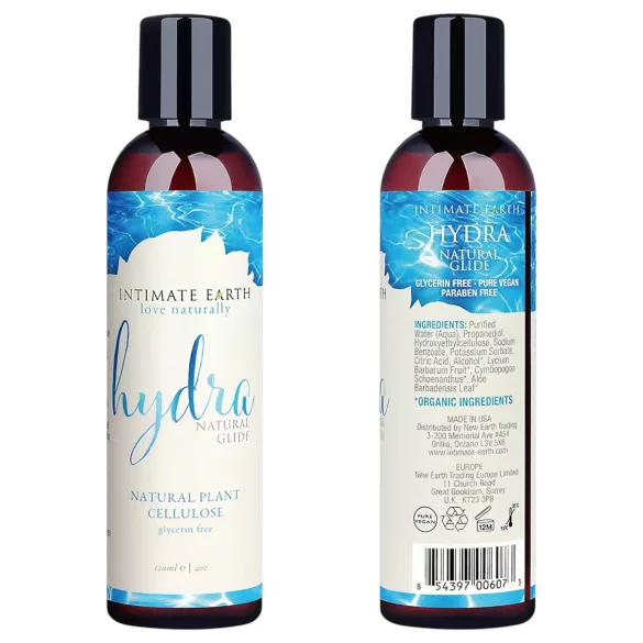 Intimate Earth Hydra Natural - glijmiddel op waterbasis (120 ml)