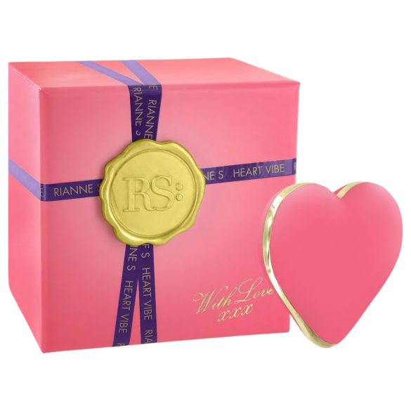 RS Icons Heart - oplaadbare clitoris vibrator (koraal)