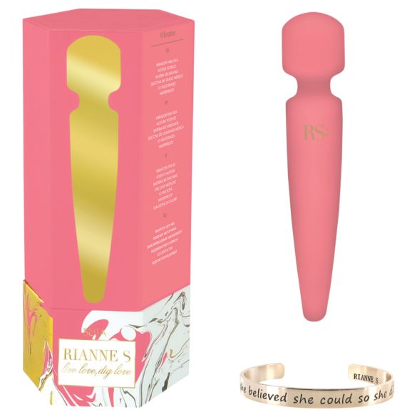 Rianne Bella Wand - waterdichte massage vibrator (koraal)