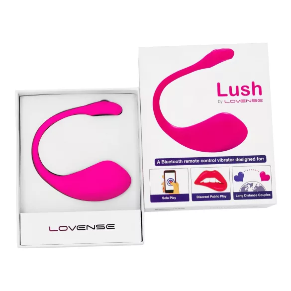 Lovense Lush 2 - draagbaar app-gestuurd vibrerend ei (roze)