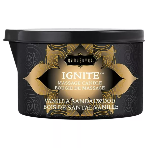 Kama Sutra - massagekaars vegan - vanille sandelhout - 170g
