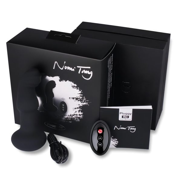 Nomi Tang - roterende, parelende anale vibrator (zwart)