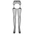 Obsessive S307 - bloemen jarretelset - zwart (S-L)