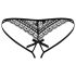 Obsessive Picantina - Dubbele Bandjes Dames Slip (zwart)