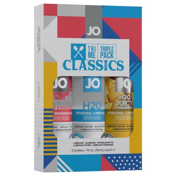 JO Systeem Classics - Glijmiddel set (3x30ml)