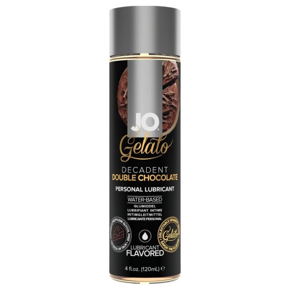 Jo Gelato Dubbele Choco - Eetbare Waterbasis Glijmiddel (120ml)