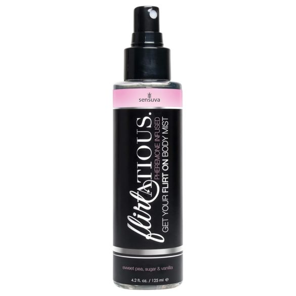 Sensuva Flirtatious - feromonen body mist - vanille en zoete erwten (125 ml)