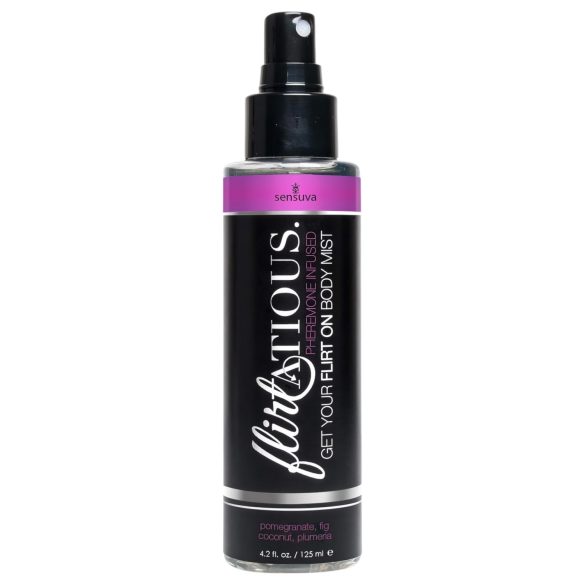 Sensuva Flirtatious - feromoonspray voor het lichaam - granaatappel-kokos (125ml)