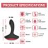 Magic Motion Solstice - slimme, oplaadbare prostaatvibrator (zwart)