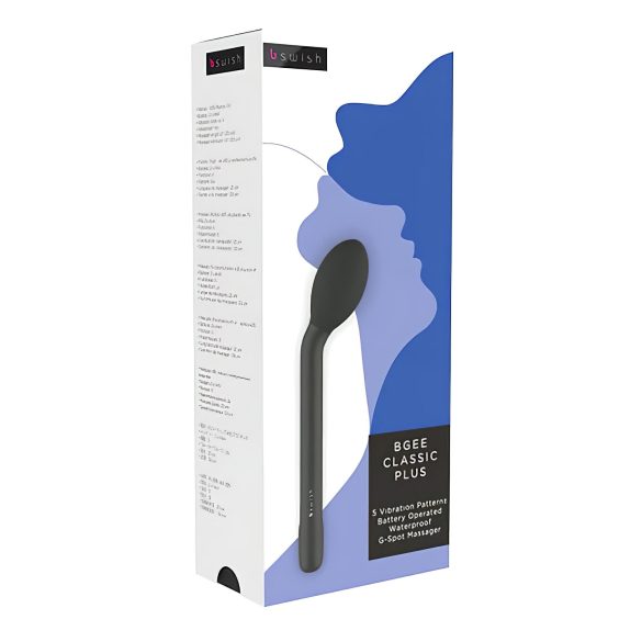 B SWISH Bgee Classic - Waterdichte G-spot vibrator (zwart)