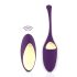 Rianne Essentials Pulsy - draadloos vibrerend eitje met accu (paars)